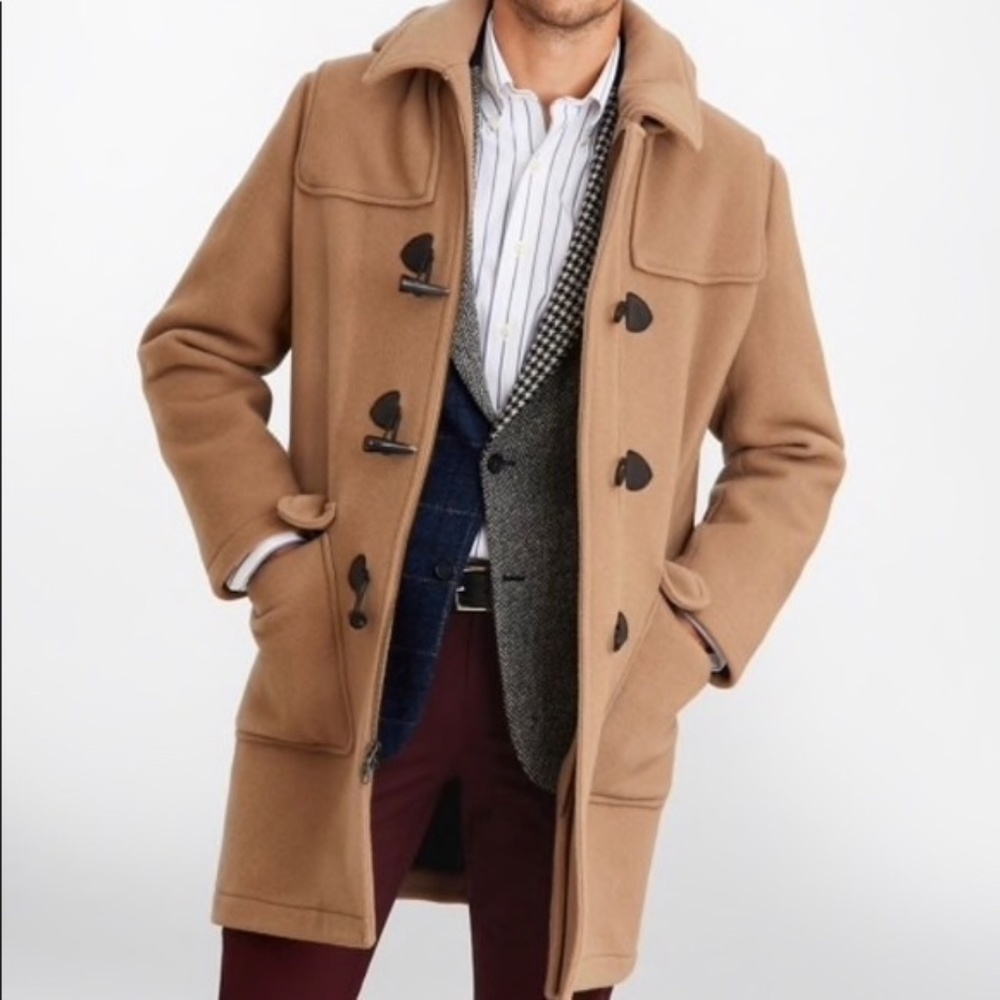 Brooks Brothers Wool Duffle Coat 100% Wool